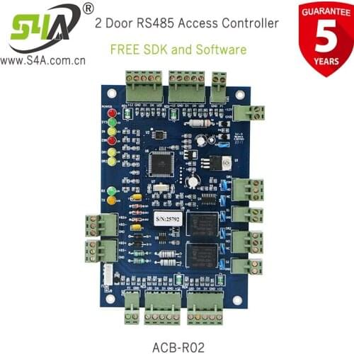 2 Door RS485 Access Control Board for Multi Door RS485 Access Controller