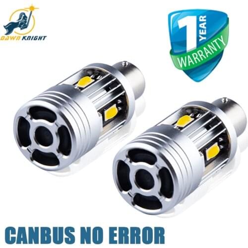 1156 Bau15s Py21w Canbus LED No Errors Turn Signal Light With Fan 7035 3D Chips Led Bulb No Hyper Flash Led Lamp For Car 2PCS