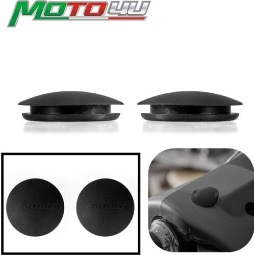 2PCS Scooter Rubber Mirror Hole Plug motorbike Rearview Mirror Cap For Vespa GTS300 GTS 300 GTV300
