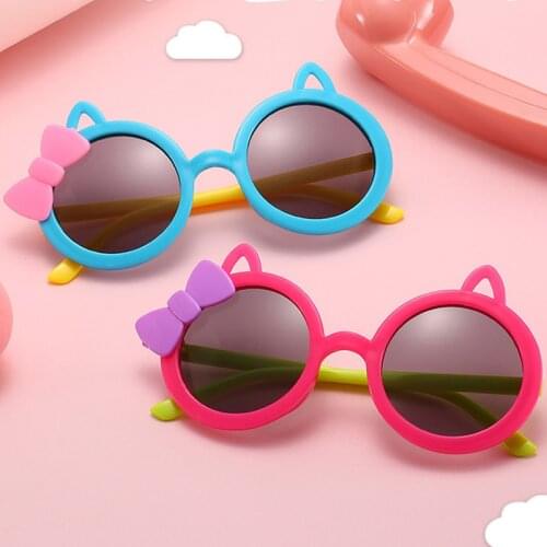 2021 Kids Sunglasses Girls Brand Cat Eye Children Glasses Boys UV400 Lens Baby Sun glasses Cute Eyewear Shades Driver Goggles