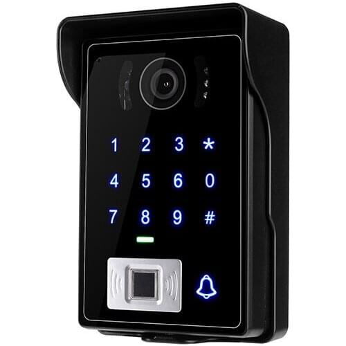 Villa WIFI video intercom fingerprint remote control wired doorbell