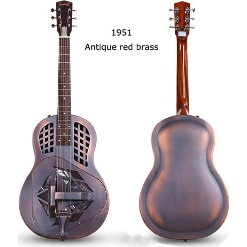 Jonathan 19 series resonator guitar, resophonic guitars, Metal Body Duolian guiatrs