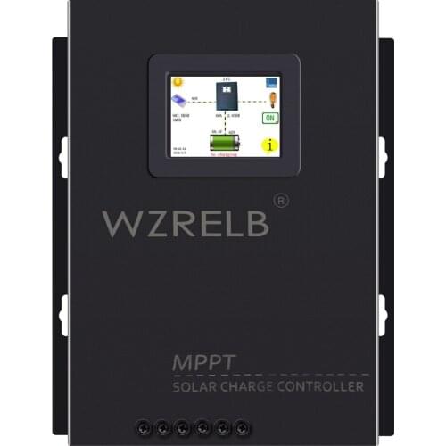 60a MPPT Solar Charge Controller Off Grid 12V 24V 36V 48V with LED Display fit for Gel Sealed Flooded and Lithium Battery