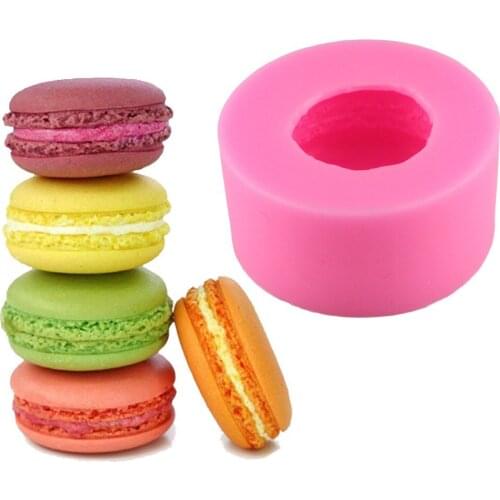 Macaron Cake Silicone Mold Cake Decoration Tool Soap Clay Resin Mold Chocolate Candy Soap Moulds