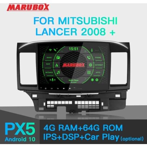 MARUBOX Android 10 Car Radio for Mitsubishi Lancer 2Din GPS Navigation Autoradio Stereo Video Player with DSP 4G 64G KD1105