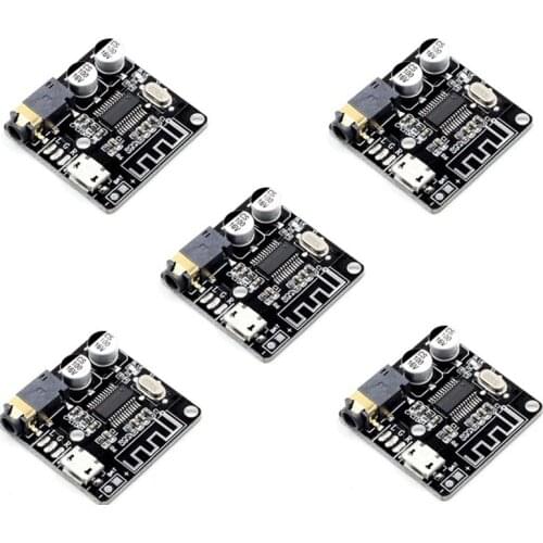 5PCS VHM-314 Mini Bluetooth 5.0 o Receiver Module MP3 Lossless Decoder Board 3.7-5V Wireless Stereo Output Amplifier