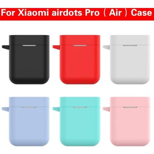 Soft Silicone Case For Xiaomi Airdots Pro Bluetooth Wireless Earphone Protective Cover For Xiaomi Air Case Headset Accessories