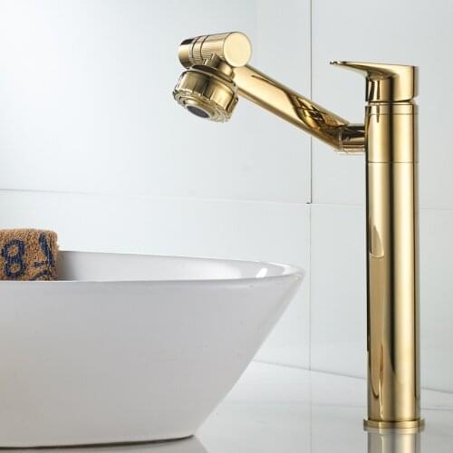New Brass Basin Faucets Bathroom Sink Faucet Single Handle Deck Mounted Toilet Hot And Cold Mixer Water Tap With 2 Hoses