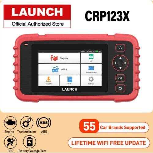 Official Launch CRP123X OBD2 Car Scanner Automotive Diagnostic Tool Four System OBD2 OBDII Scanner