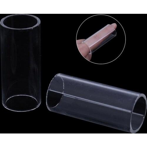 Transparent Guitar Glass Slide Guitar Finger Sliders Electric Guitar Pick Tube Guitar Accessories