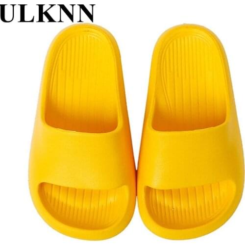 ULKNN Childrens Indoor Slippers Summer Girls Antiskid Kids Soft Bottom Household Baby Bath Cool Slippers