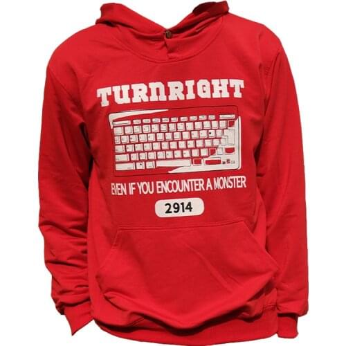 Kamen Rider Zero One Hiden Aruto Cosplay Sweatshirt Even if you encounter a momnster Printed Red Pullover Hoodie Jacket