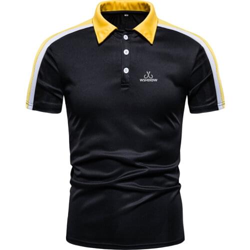 WSHIXDW Short Sleeve Polos For Men