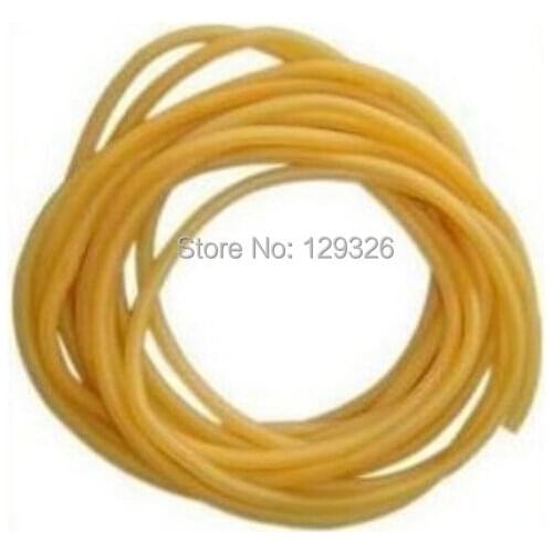 Free shipping 10 feet / 3 M L 5/32" / 4 MM ID x 3/64" 1.0MM W OD 1/4" / 6MM Surgical Latex Tubing