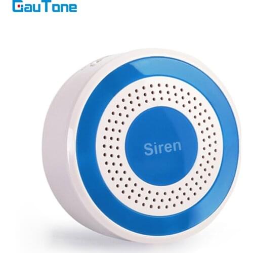 GauTone 85dB Wireless Siren Strobe Light Alarm Alert Sensor For 433MHz Wifi GSM Security Alarm System