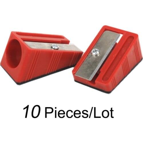 10 Pieces/lot Billiard Snooker Pool Cue Tip Shaper Billiards Skin Head Repair Tools Red Color
