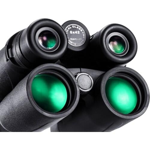 Binoculars 8X42 Outdoor Sport Tourism Hiking Trave Fishing Waterproof Mobile Phone Camera Non-perspective Telescope Good Gift