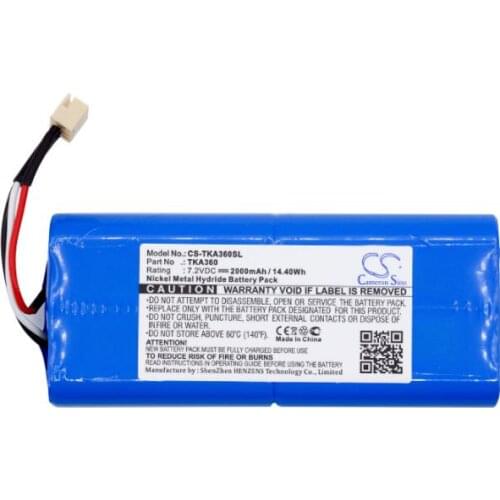 Cameron sino 2000mah battery for TDK Life on Record A360 Q35 Soma 360 Speaker Battery
