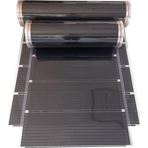 220V 220W 50cm-8Meters Width Healthy Floor Heating Infrared Underfloor Heating Carbon Film Heater Electric Floor Warming Mat