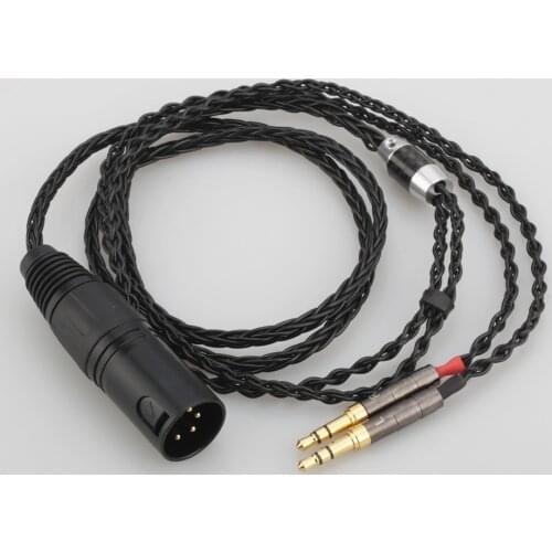 Audiocrast HC010 Audiocrast HIFI 4-pin XLR Male Balanced Headphone Upgrade Cable for Sundara Aventho focal elegia t1 t5p D7200 D