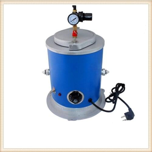 Round Columnar Vacuum Wax Injector with 2.5kg Capacity Air pressure Machine for jewelry diy making