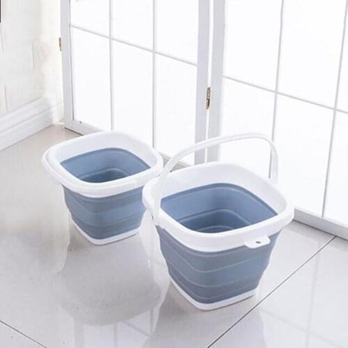 Square folding bucket 10L Bucket for Fishing Promotion Car Wash Outdoor Fishing Supplies Home Gift z10