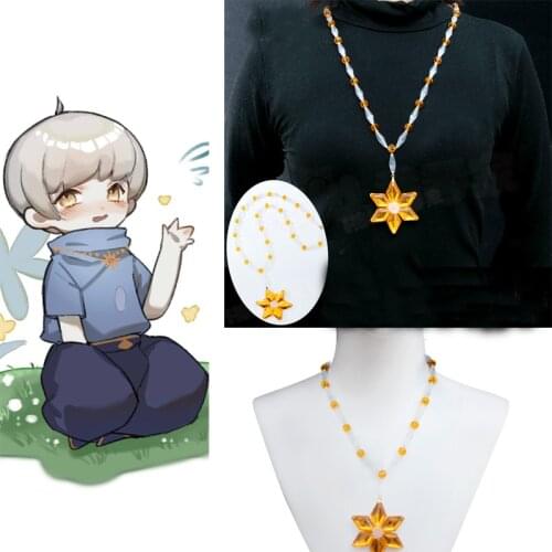 Sky Children of Light Cosplay Little Boy Cosplay Necklace Pendant Headwear Hair Clip Hairpin Halloween Costume Prop Hair Pin