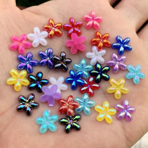 YUSDTSHA crafts Flower design acrylic rhinestone Art Rhinestones for DIY 10mm 60pcs/lot -B05