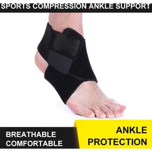 1Pc Sports Ankle Brace Compression Strap Support Dk Cloth Elastic Bandage Foot Protective Gear Gym Fitness Men Women Protective