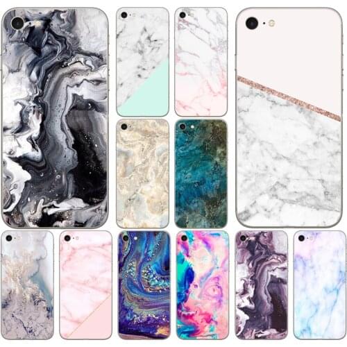 52DD Colorful Marble Soft Silicone Cover Case for iphone 5 5s se 6 6s 8 plus 7 7 Plus X XS SR MAX case