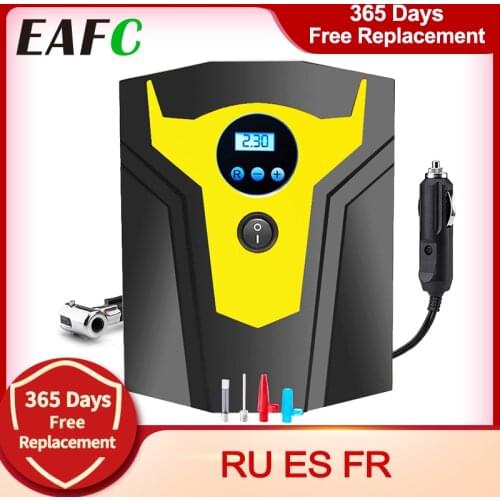 Car Tyre Inflator Compressor For Car Air Pump Dc 12v Tire Inflator 150 Psi Mini Portable Electric Infladors Digital Led Light