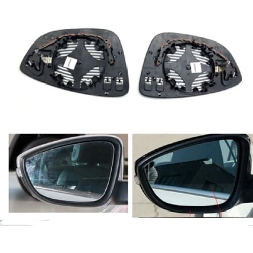 Side Assist Rear View Side Mirror Glass lane change For Octavia 3 MK3 A7 2018 2019 2020 fit B e e t l e 2018+ LHD