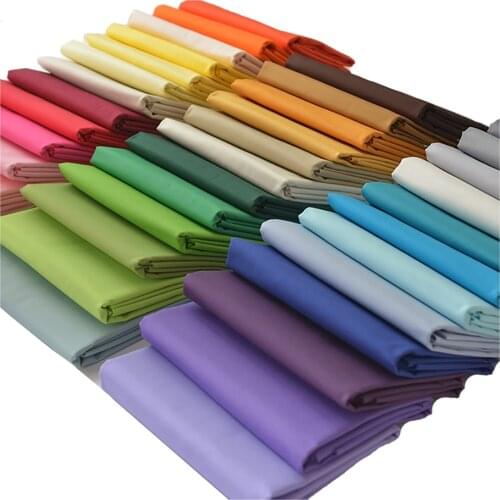 Chainho,Printed Plain Poplin Cotton Fabric,Solid Color Series,DIY Sewing & Quilting Material,Baby & Childrens Cloth Accessories