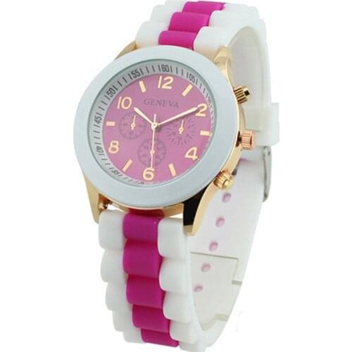 Watches Women New Fashion Pink Girls Watch Silicone Sport Cute Kid Children Women Clock Cheap Dress Clock Hot Reloj