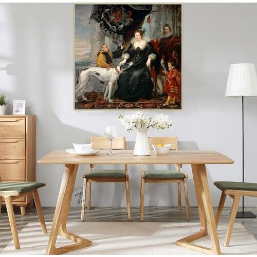 Citon Peter Paul Rubens《Alethea Talbot Countess of Arundel》Canvas Art Oil Painting Picture Wall Decor Home Interior Decoration