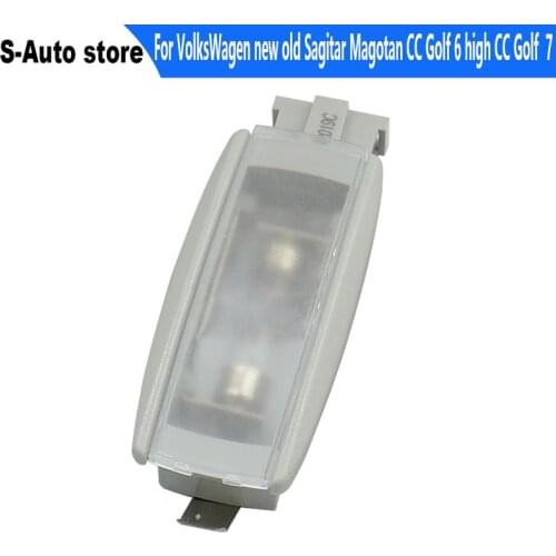 For VolksWagen new old Sagitar Magotan CC Golf 6 high CC Golf 7 best travel vanity mirror lamp lighting lamp sun visor lamp