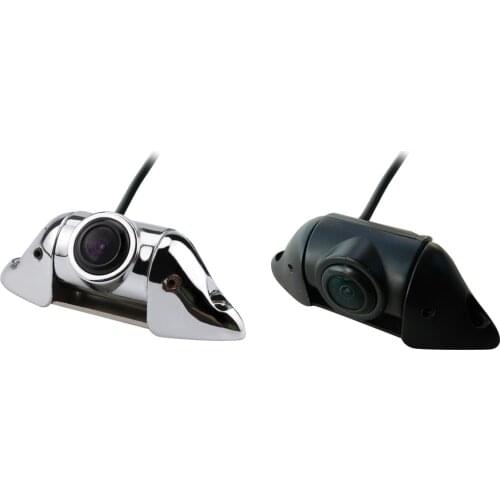 HD Universal Weird Parking Reverse Backup Camera Vertical Installation with Stainless Steel Screw Waterproof Chrome