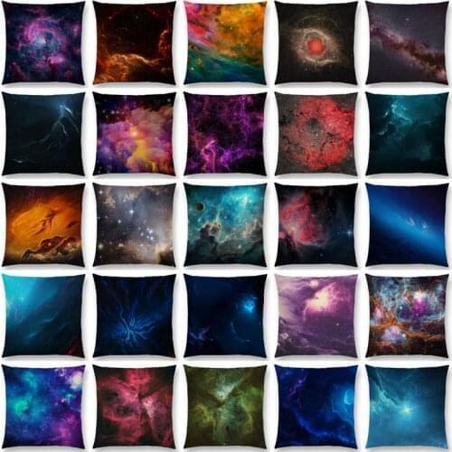 Linen Secrets of The Universe Dreamy Nebula Amazing Galaxy Interesting Astronomy Sofa Pillow Case Home Decor Cushion Cover