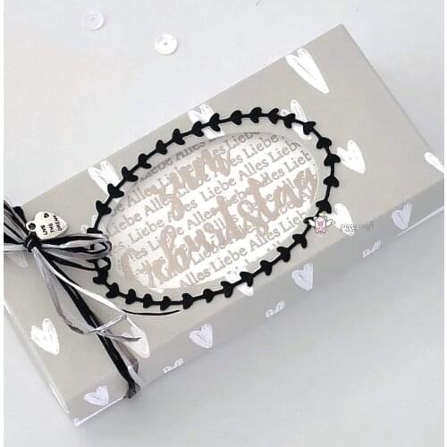 Leaves oval frame Metal Cutting Dies Stencils DIY Scrapbooking Paper/photo Cards Embossing Dies