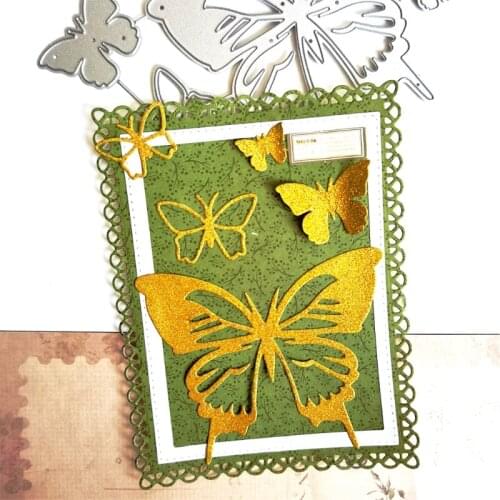 Butterflies Metal Cutting Dies Stencil DIY Scrapbooking Album Paper Card Template Mold Embossing Decoration