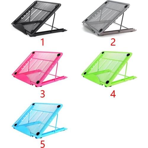 Multifunction Mesh Stand Ventilated Adjustable PC Laptop Desktop PC Bracket Radiator Foldable Cooling Tablet IPAD Holder