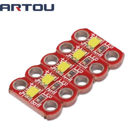 5PCS Mini SMD LED Module White LED Module For Lilypad Voltage 3v to 5v 40mA Board