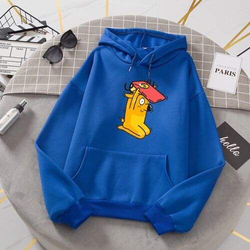 New Ulzzang Loose Casual Hoodies Streetwear Women Long Sleeve Cute Female Kawaii Print Winter Tops Harajuku Sweatshirts Thicken