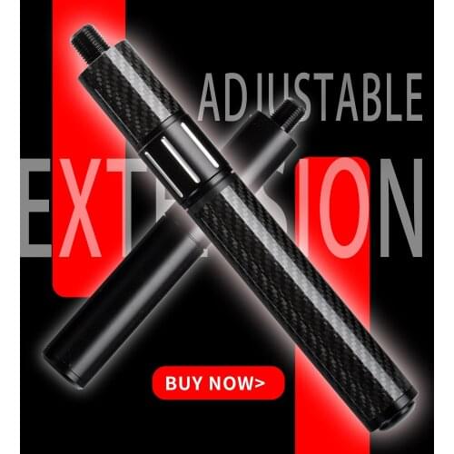 KONLLEN Adjustable Cue Extension Billiard Three Bumper Carbon Fiber Simple Operation Extension For MEZZ/HOW/FURY/PREOAIDR/ZOKUE