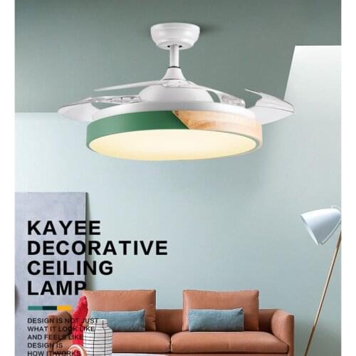 Modern Ceiling Fan Lights 42inch Dining Room Bedroom Living remote control Fan Lamps Wooden Ceiling Fan Lightings Home Office