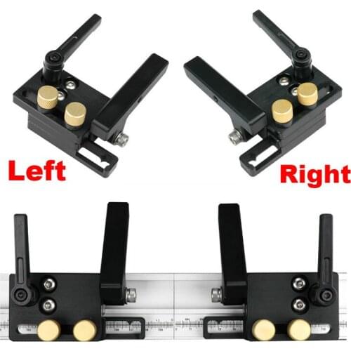 400-800mm Aluminum Alloy T Track Slot with Scale and Miter Track Stop Movable scale T-tracks Router Table Saw Woodworking DIY