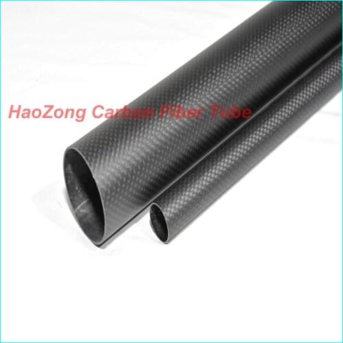 35MM OD x 32MM ID x 500MM 100% 3k Carbon Fiber tube / Tubing /pipe/shaft, wing tube Quadcopter arm Hexrcopter 35*32