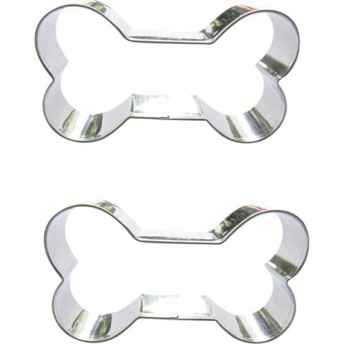 Bones shape 2 piece biscuit cutting molds, baking tools, cake decorating soft candy tools