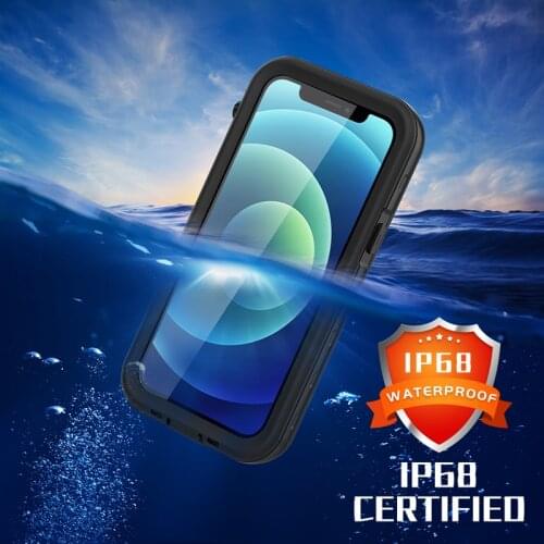 For iPhone 11 12 Pro Max Waterproof Case IP68 Shockproof Heavy Duty 360 Full Protection Cover for iPhone X Xs Max XR