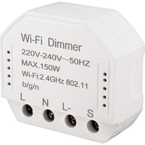 Wifi Smart Dimmer Module 220V-240V 150W Controller Timer Switch Light Voice Control Works For Tuya Amazon Alexa Google Home Iftt